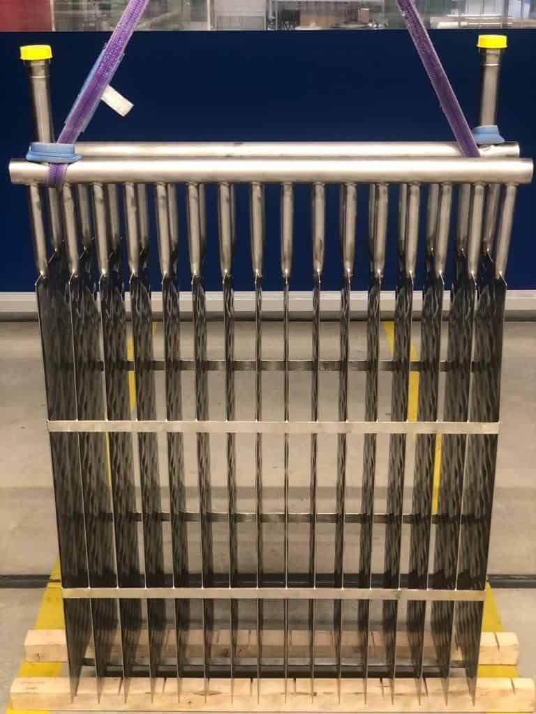 Sixteen-fold Plate Heat Exchanger