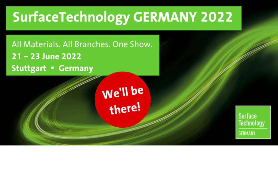 Meet us at SurfaceTechnology Germany 2022